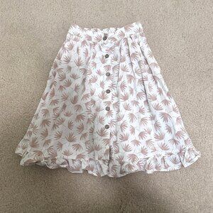 Rylee + Cru Front-Button Maxi Skirt